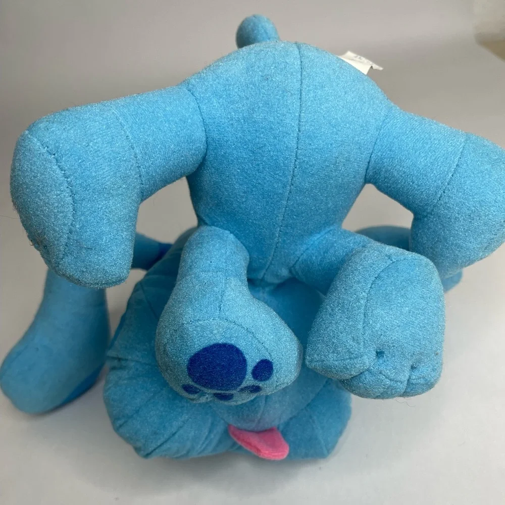 Vintage 1997 Blues Clues Pose-A-Blue 8” Tyco Plush Viacom Nickelodeon 90s - Picture 8 of 9